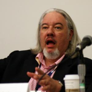 Tom Sito speaks at the State of the Animation Industry panel at Comic-Con 2008