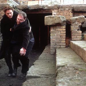 Still of Mark Addy and Heath Ledger in The Order 2003