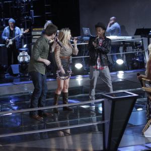 Still of Christina Aguilera and Moses Stone in The Voice 2011