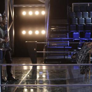 Still of Christina Aguilera and Jesse Campbell in The Voice 2011