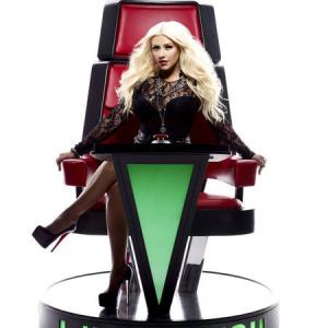 Still of Christina Aguilera in The Voice 2011