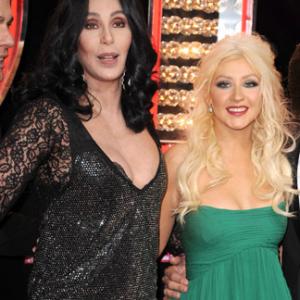 Cher and Christina Aguilera at event of Burleska 2010