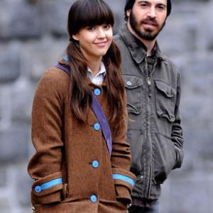 Jessica Alba and Chris Messina at event of An Invisible Sign (2010)
