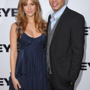 Jessica Alba and Cash Warren at event of The Eye 2008
