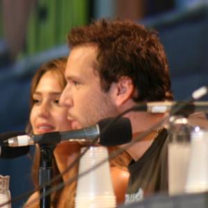 Jessica Alba and Dane Cook at the Good Luck Chuck panel