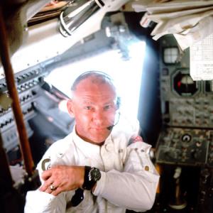 Still of Buzz Aldrin in In the Shadow of the Moon (2007)