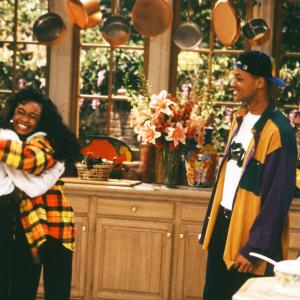 Still of Will Smith Tatyana Ali Alfonso Ribeiro and Ashley Bank in The Fresh Prince of BelAir 1990
