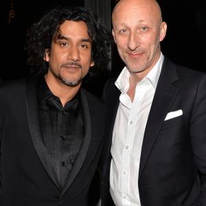 Naveen Andrews and Oliver Hirschbiegel at event of Princese Diana 2013