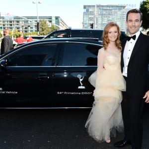 James Van Der Beek and Kimberly Van Der Beek at event of The 64th Primetime Emmy Awards 2012