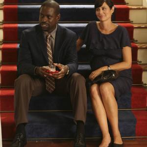 Still of Catherine Bell and Sterling K Brown in Army Wives 2007