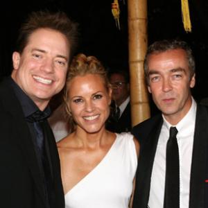 Brendan Fraser, John Hannah and Maria Bello at event of The Mummy: Tomb of the Dragon Emperor (2008)