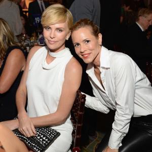 Charlize Theron and Maria Bello