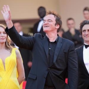 Quentin Tarantino, Uma Thurman, Lawrence Bender