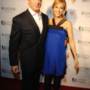 Sylvester Stallone and Julie Benz