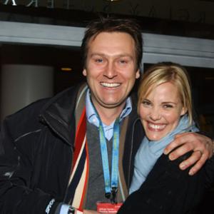 Leslie Bibb and Chris Coen at event of Wristcutters: A Love Story (2006)