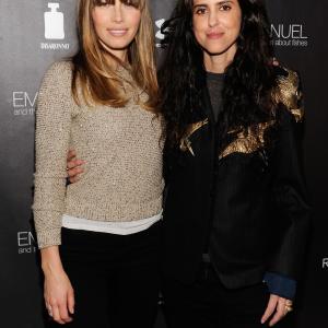 Jessica Biel and Francesca Gregorini at event of The Truth About Emanuel 2013
