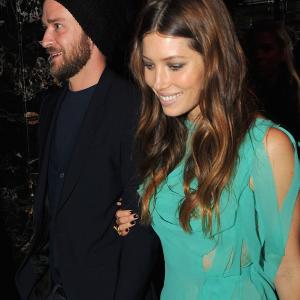 Jessica Biel and Justin Timberlake at event of Sirdziu edikas (2012)