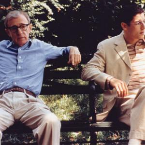 Still of Woody Allen and Jason Biggs in Anything Else 2003