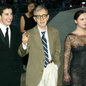 Woody Allen Christina Ricci and Jason Biggs at event of Anything Else 2003