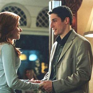 Still of Jason Biggs and Alyson Hannigan in American Wedding (2003)