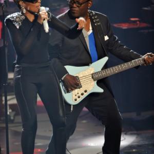 Still of Mary J. Blige and Randy Jackson in American Idol: The Search for a Superstar (2002)