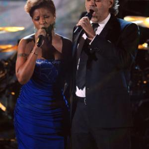 Mary J Blige and Andrea Bocelli