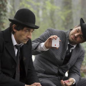 Still of Adrien Brody and Mark Ruffalo in The Brothers Bloom 2008