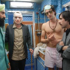 Still of Adrien Brody Jason Schwartzman and Owen Wilson in The Darjeeling Limited 2007