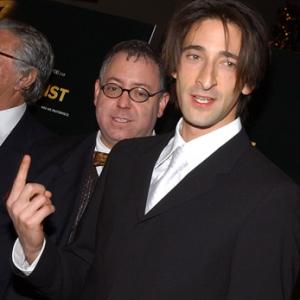 Adrien Brody and James Schamus at event of Pianistas 2002