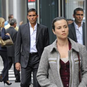 Still of Jim Caviezel and Linda Cardellini in Person of Interest 2011