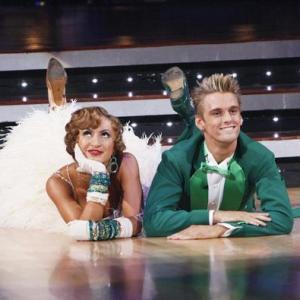 Still of Aaron Carter and Karina Smirnoff in Dancing with the Stars 2005