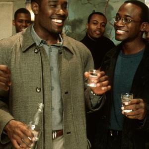 Still of Morris Chestnut and Taye Diggs in The Best Man 1999