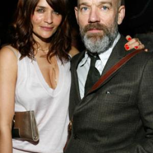 Helena Christensen and Michael Stipe at event of Two Lovers (2008)
