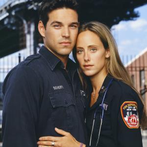 Still of Eddie Cibrian and Kim Raver in Third Watch 1999