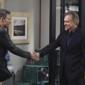 Still of Stephen Collins and Tim Daly in Private Practice: The Parent Trap (2009)
