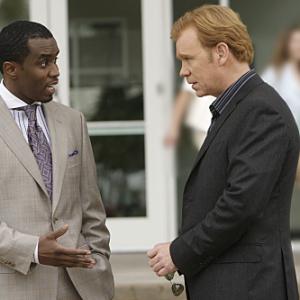 David Caruso and Sean Combs in CSI Majamis (2002)