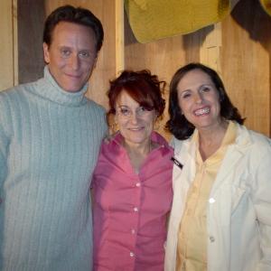 Steven Webber, Martha Coolidge and Molly Shannon on the set of The Twelve Days of Christmas Eve. 2004