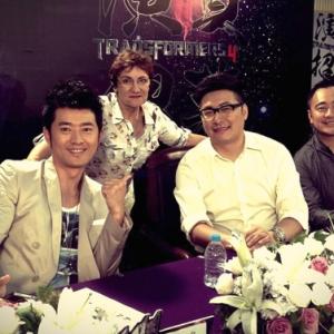 Martha Coolidge with a Jury from the Reality Show and Competition in China for four parts in 