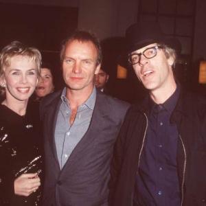 Sting, Stewart Copeland and Trudie Styler at event of Lok, stok arba sauk (1998)