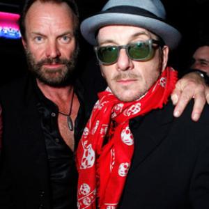 Sting and Elvis Costello