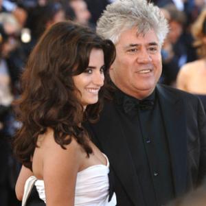 Pedro Almodvar and Penlope Cruz at event of Marie Antoinette 2006