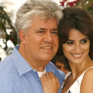 Pedro Almodvar and Penlope Cruz at event of Volver 2006