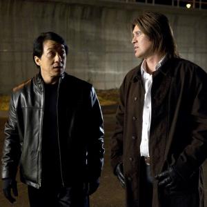 Still of Jackie Chan and Billy Ray Cyrus in Kaimynas snipas 2010