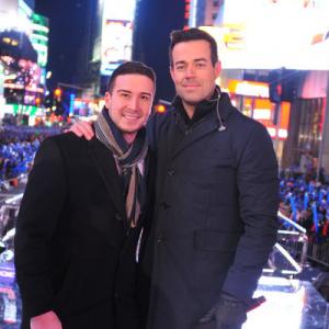 Still of Carson Daly and Vinny Guadagnino in NBC's New Year's Eve with Carson Daly (2013)