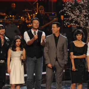 Still of Carson Daly and Jared Blake in The Voice 2011