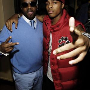 Jermaine Dupri and Shad Moss at event of 2005 American Music Awards (2005)