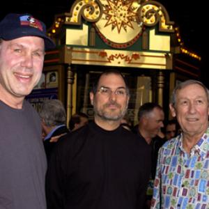 Roy Edward Disney Michael Eisner and Steve Jobs at event of Monstru biuras 2001