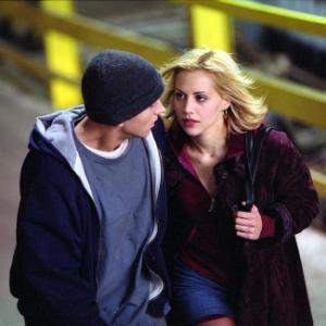 Still of Eminem and Brittany Murphy in 8 mylia 2002