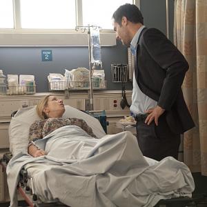 Still of Edie Falco Dominic Fumusa and Kevin In in Nurse Jackie 2009