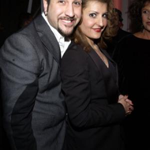 Joey Fatone and Nia Vardalos